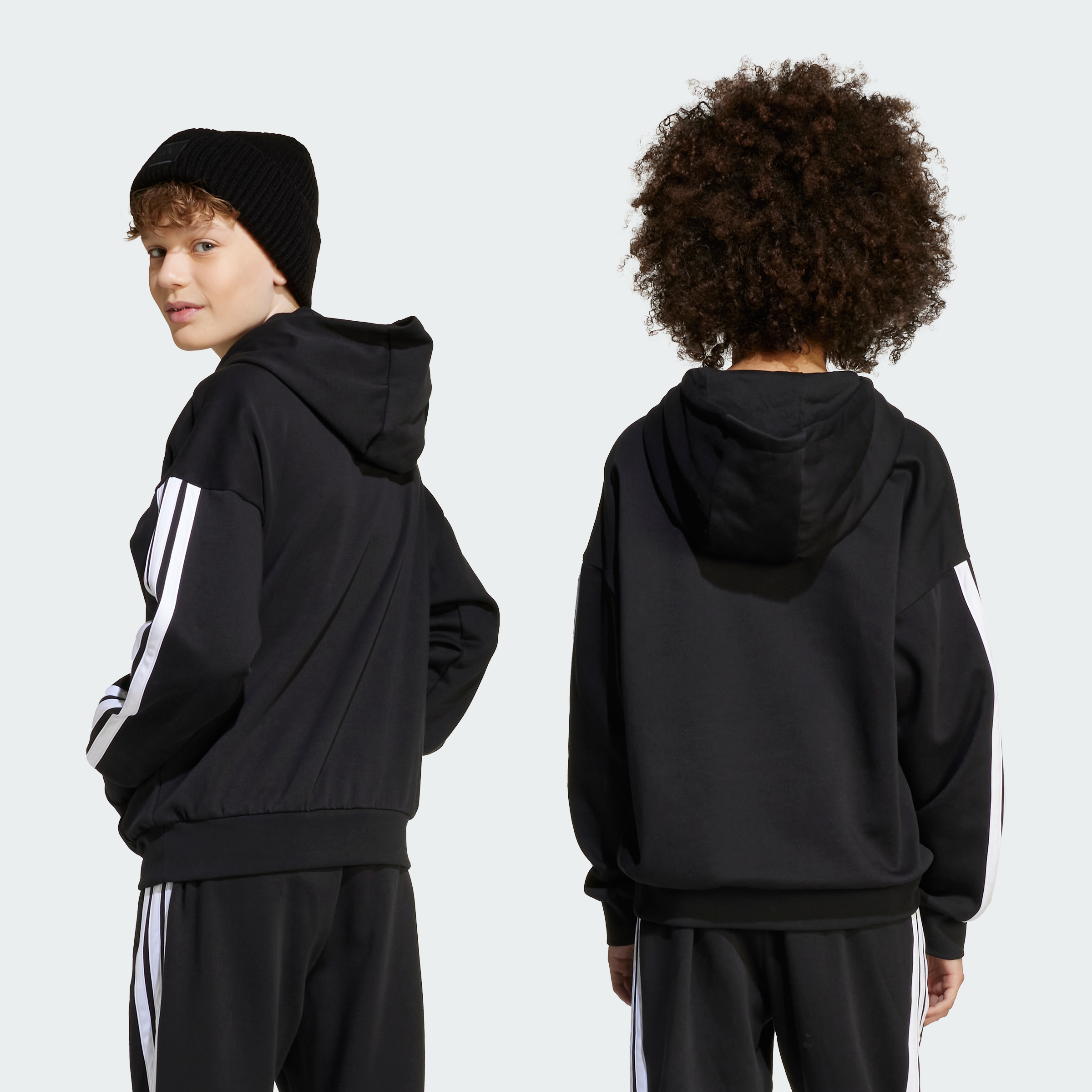J HOT FL HOOD BLACK/WHITE