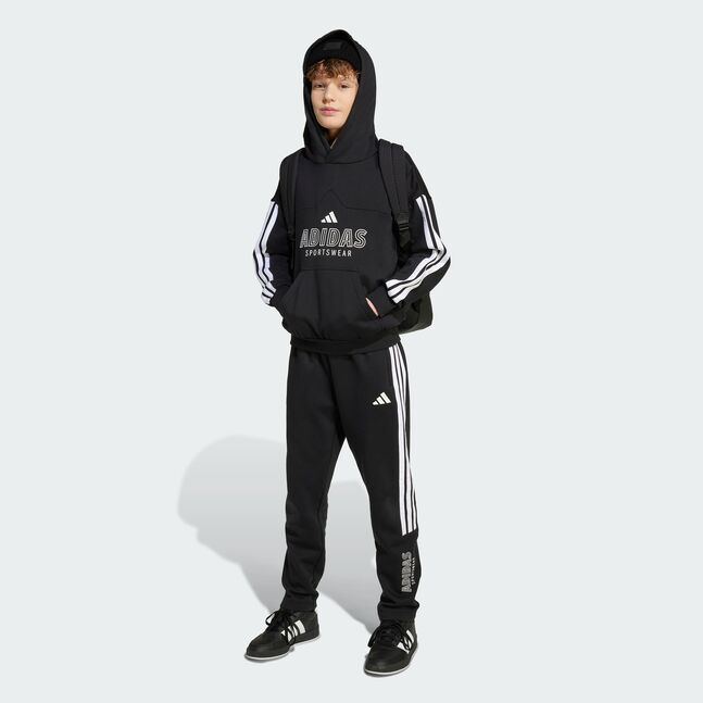 J HOT FL HOOD BLACK/WHITE