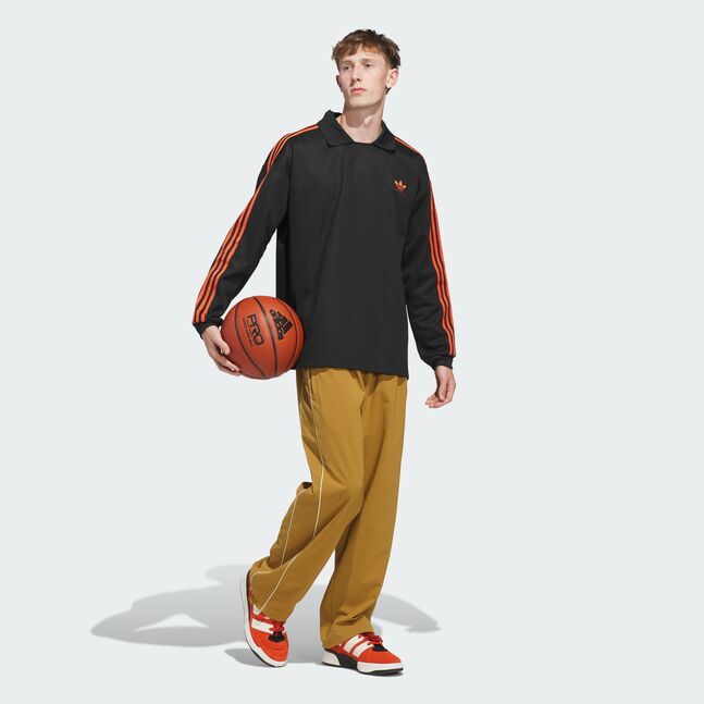 Rugby Polo BLACK/PRERED