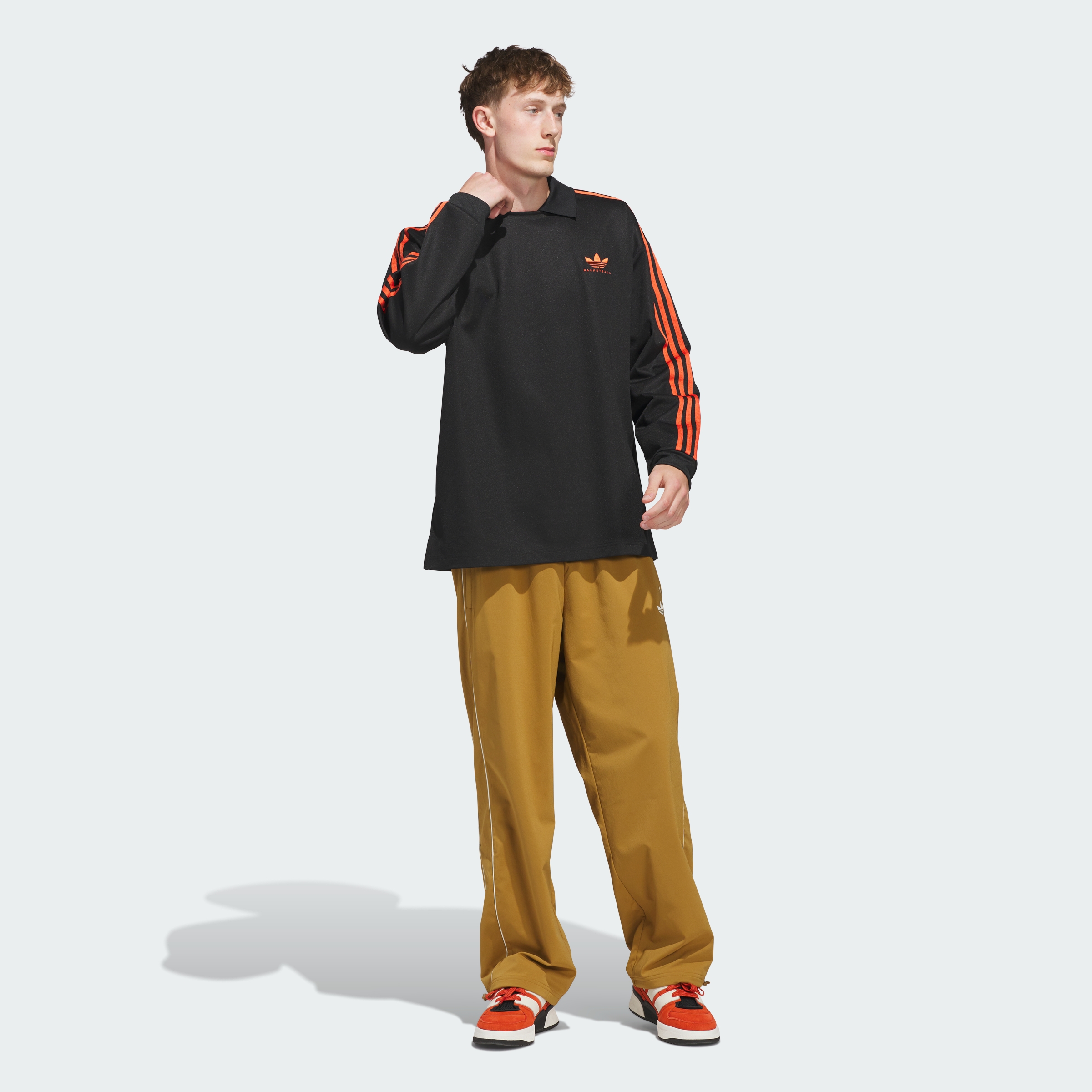 Rugby Polo BLACK/PRERED