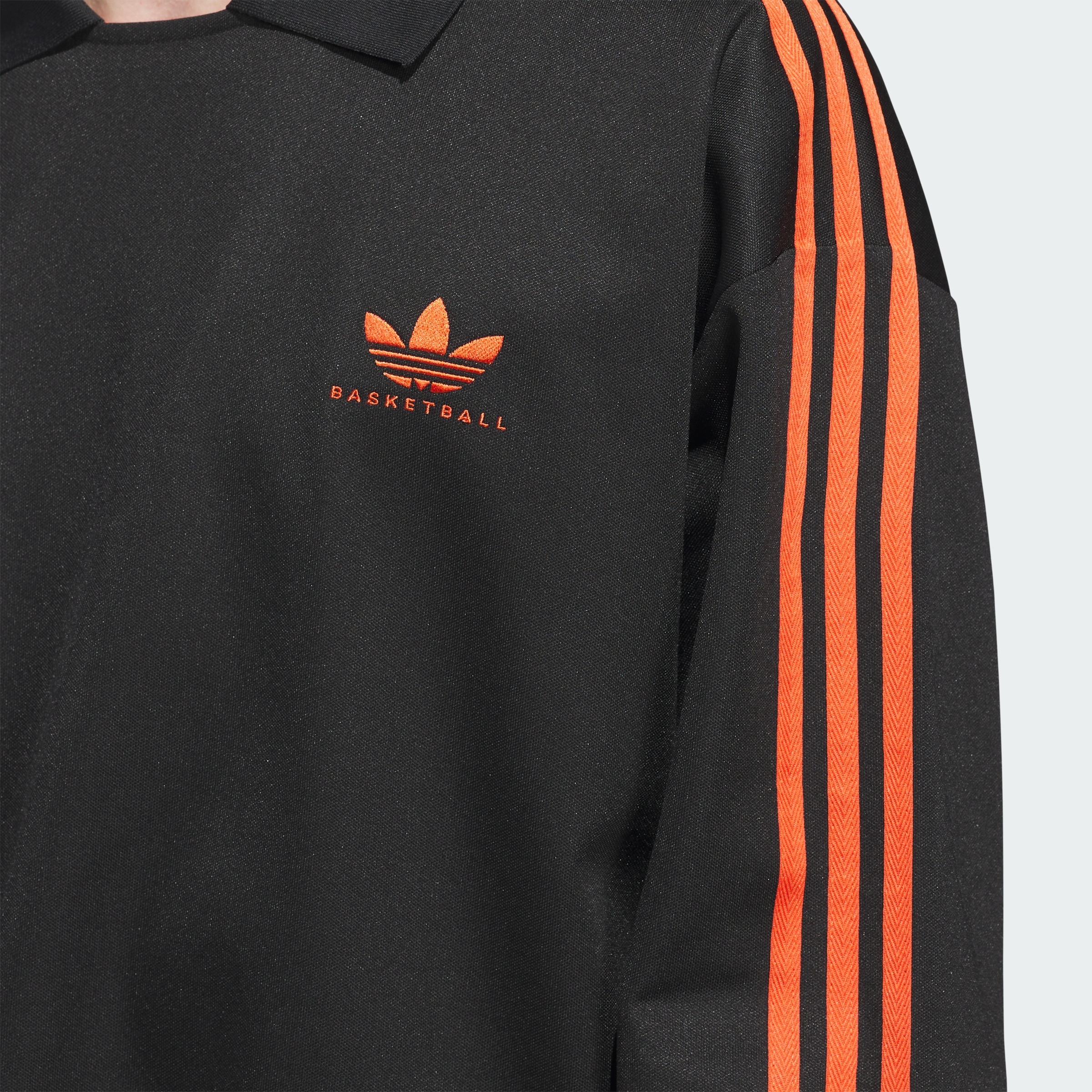 Rugby Polo BLACK/PRERED