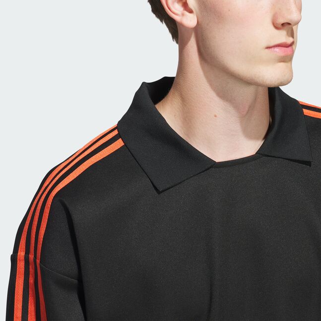 Rugby Polo BLACK/PRERED