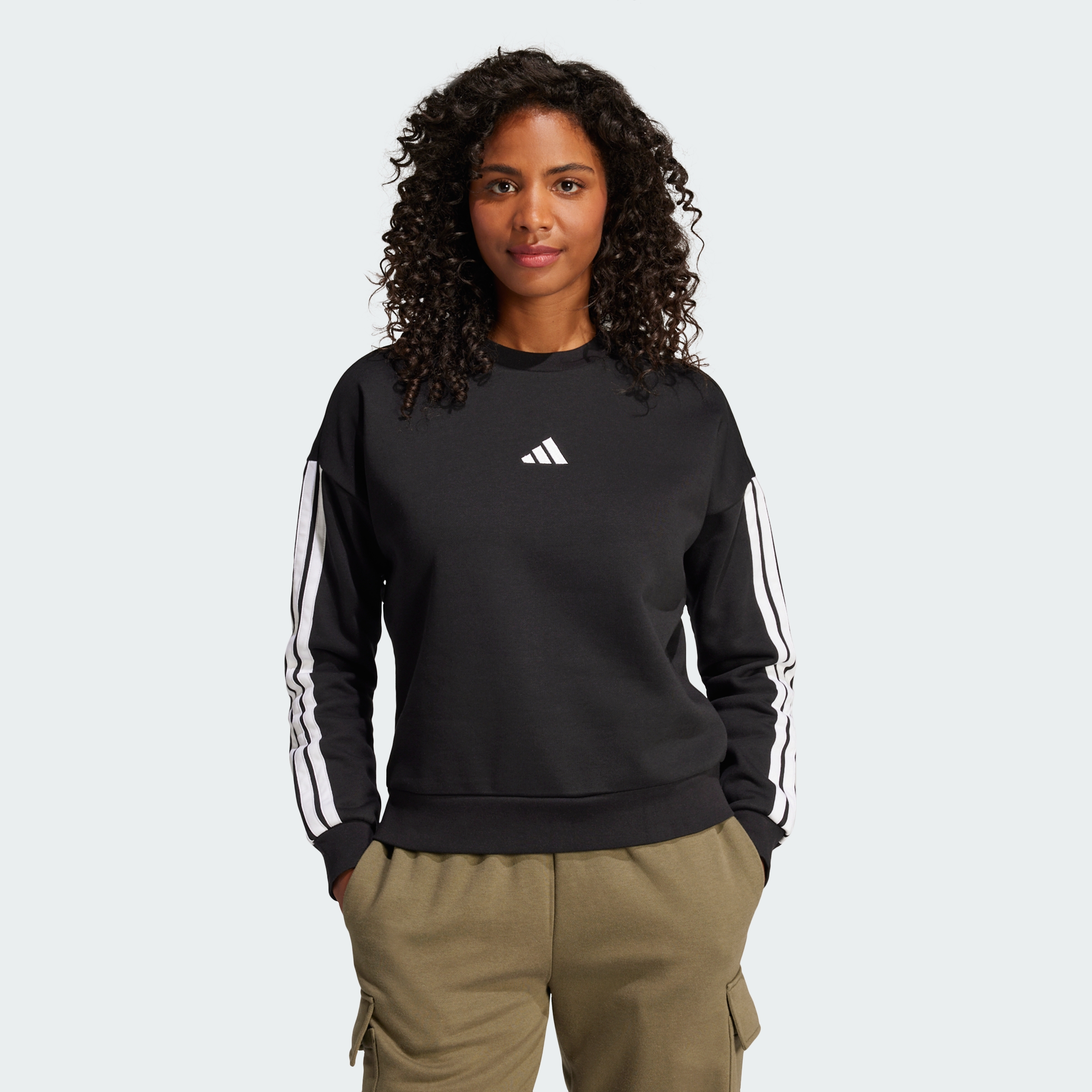 W 3S FL SWT BLACK/WHITE