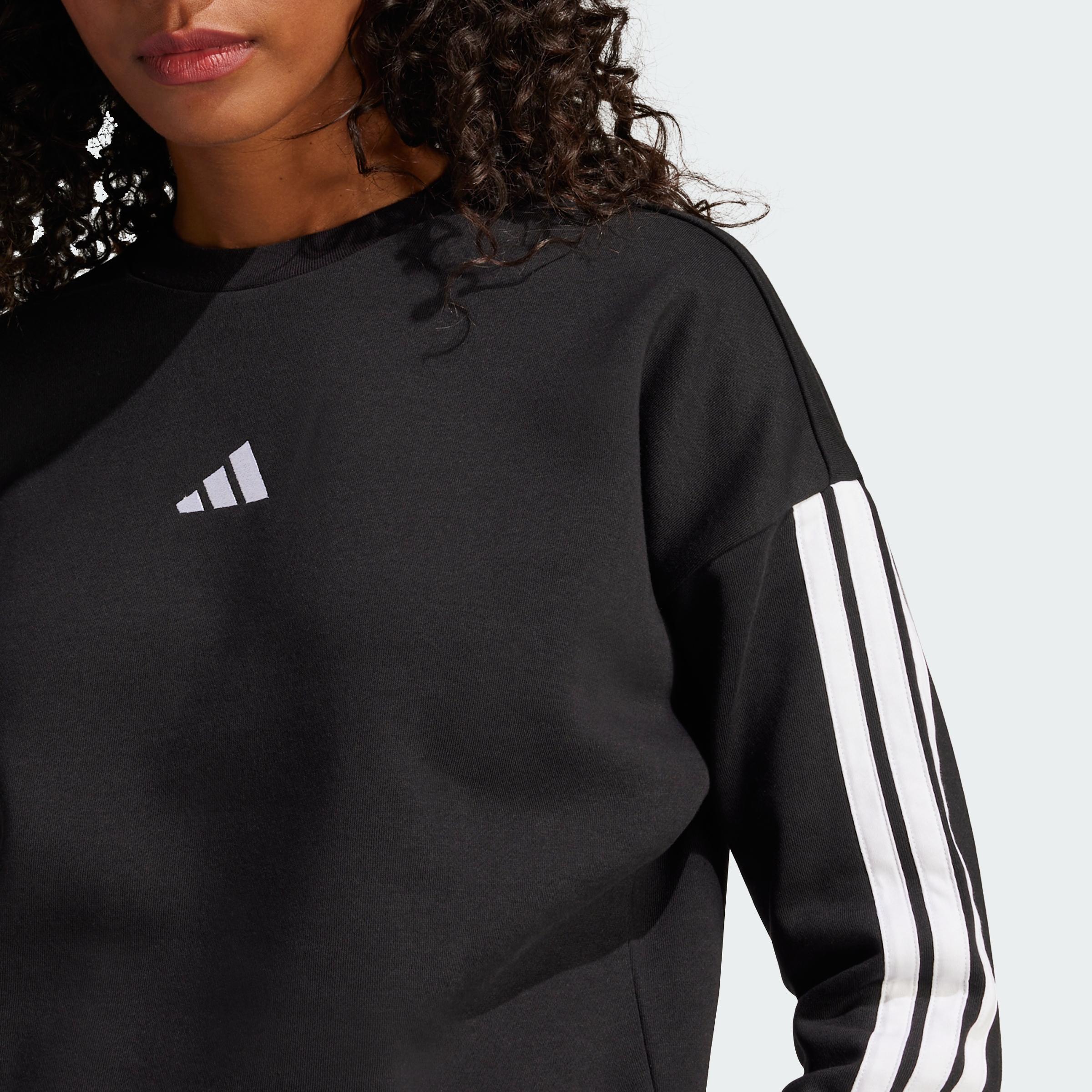 W 3S FL SWT BLACK/WHITE