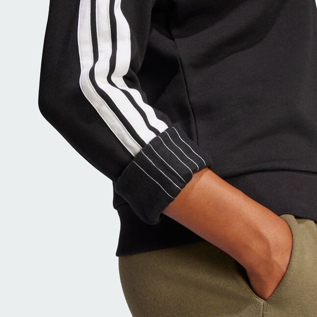 W 3S FL SWT BLACK/WHITE