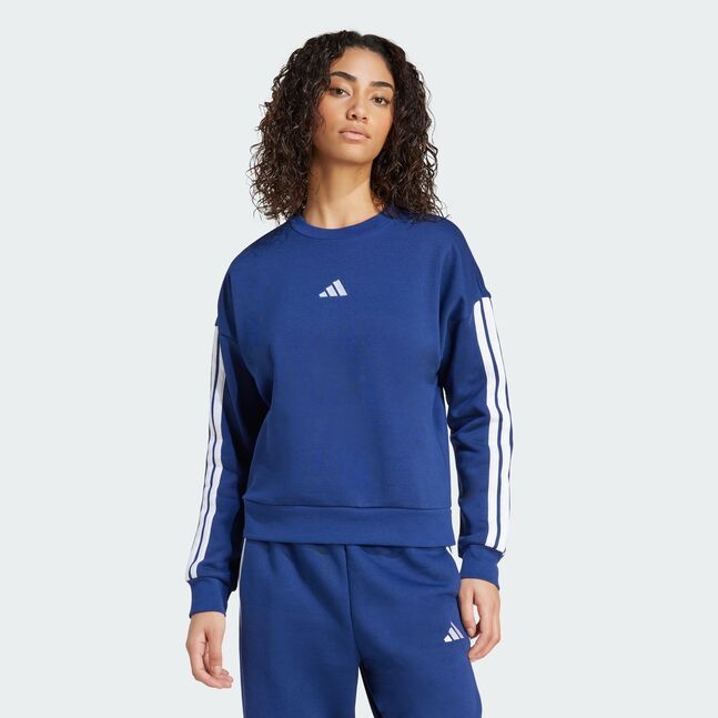 W 3S FL SWT DKBLUE/WHITE