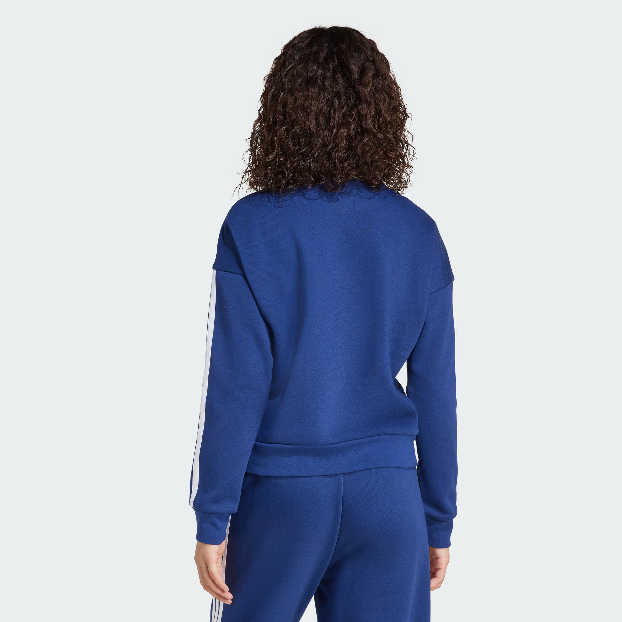 W 3S FL SWT DKBLUE/WHITE
