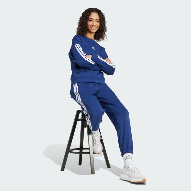 W 3S FL SWT DKBLUE/WHITE