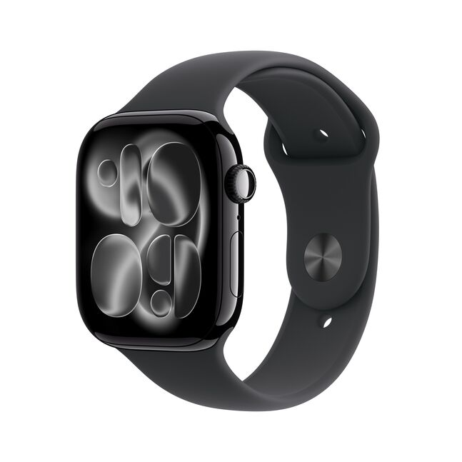Apple Watch Series 11 /46mm, ML size Sport Band, Jet Black/