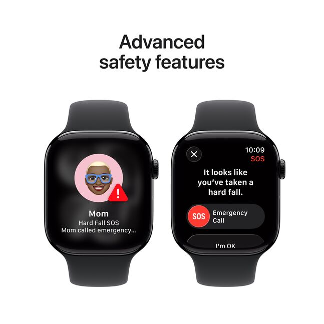Apple Watch Series 11 /46mm, ML size Sport Band, Jet Black/