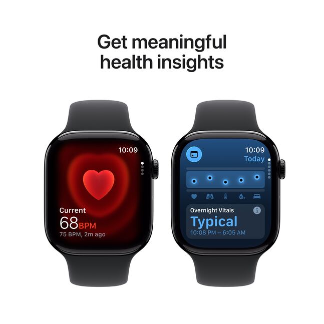 Apple Watch Series 11 /46mm, ML size Sport Band, Jet Black/