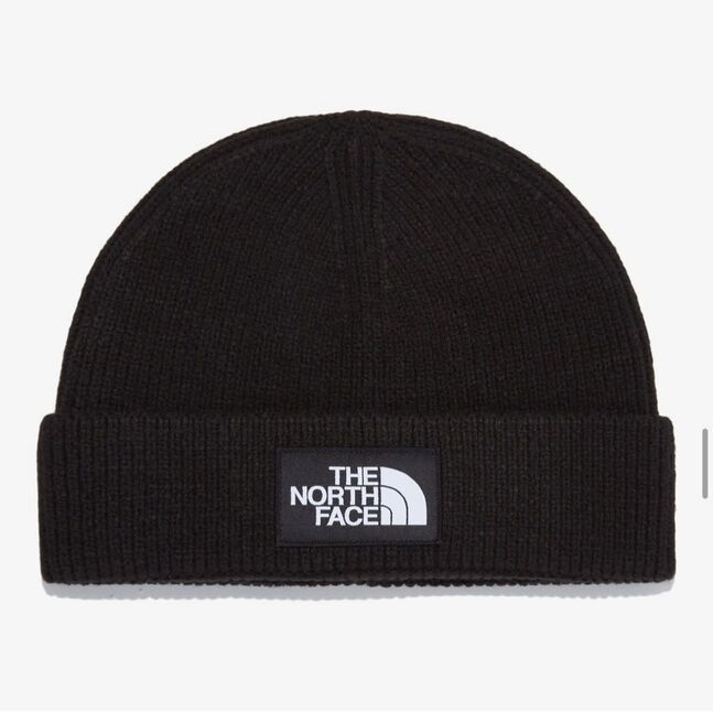 The north face logo beanie