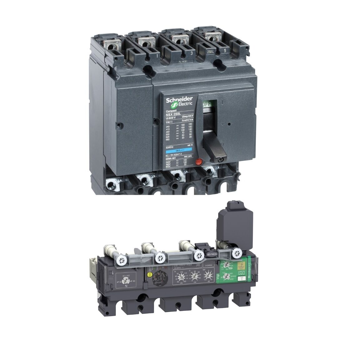 Compact NSX250N, 50kA, 160A, 4P