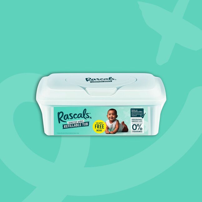 93771 RASCALS хайрцагтай нойтон салфетик 80ш