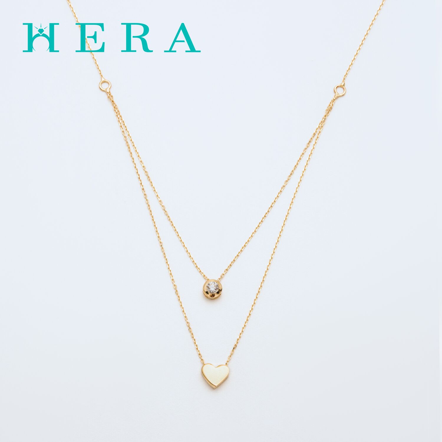 Монет гинж /Зүрх кулонтой/