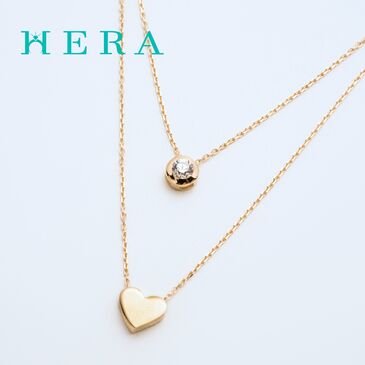 Монет гинж /Зүрх кулонтой/