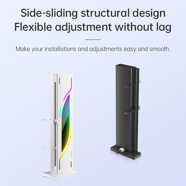 Coolmoon GH6 ARGB Vertical GPU Holder White