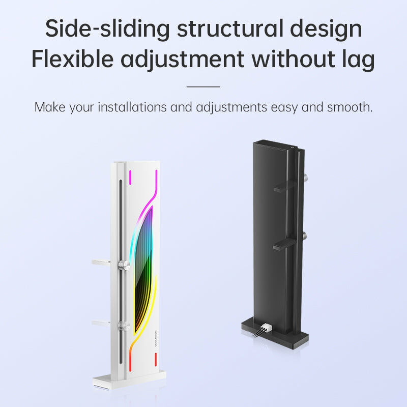 Coolmoon GH6 ARGB Vertical GPU Holder Black