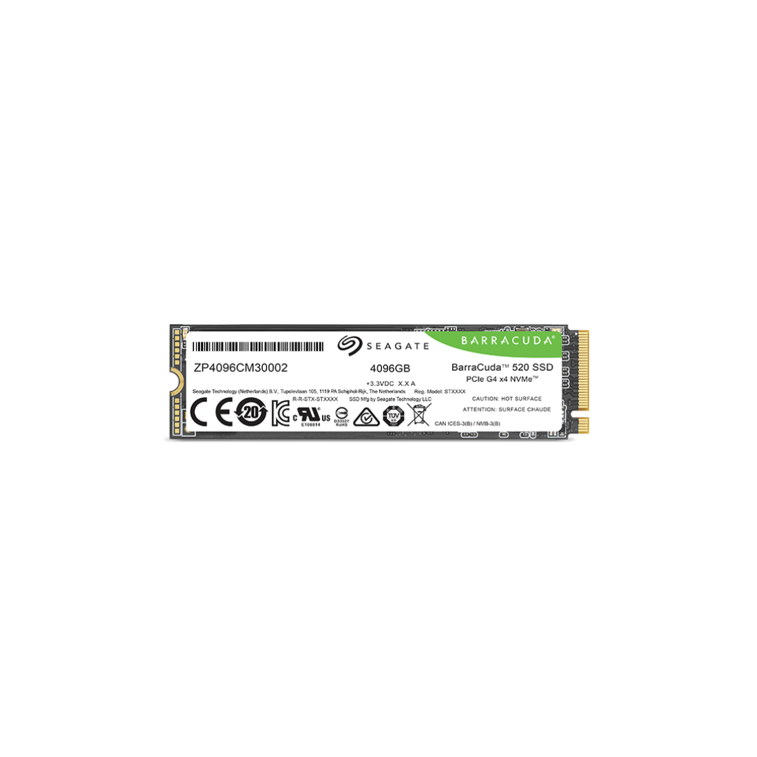Seagate Barracuda 1TB SSD M.2 NVMe PCIe Gen 4x4