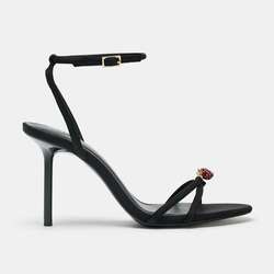 Women's flat slide sandals braid