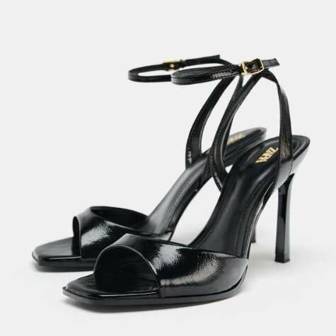 Patent finish heels sandal 36 37