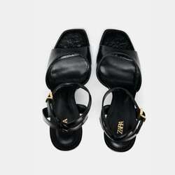 Patent finish heels sandal 36 37