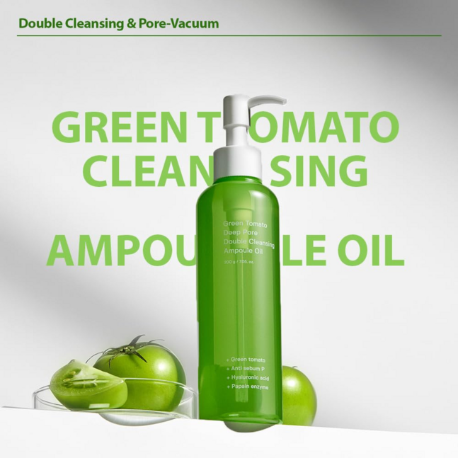 Sungboon Editor Green Tomato Double Cleansing Ampoule Oil