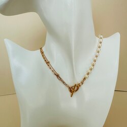 Сувдан зүүлт, давхар гинжтэй