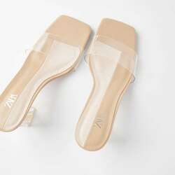 Transparent sandal zara 36,37