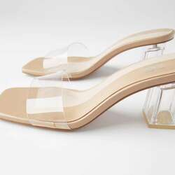 Transparent sandal zara 36,37