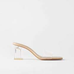 Transparent sandal zara 36,37