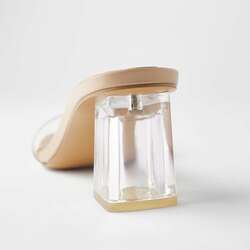 Transparent sandal zara 36,37