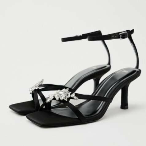 Zara sandal diamond 37