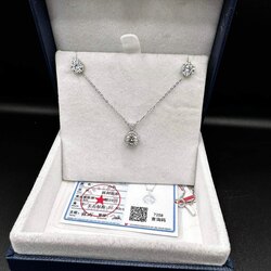 Таримал алмаазан мөнгөн хослол