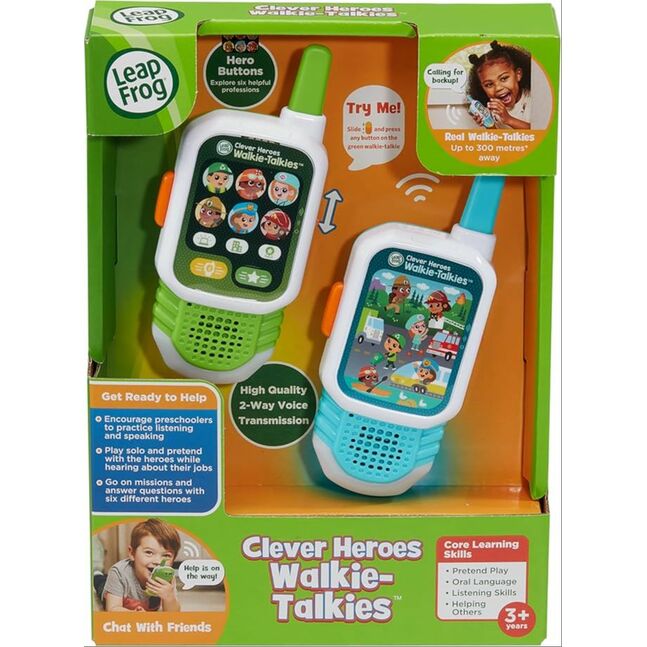 621703 LEAPFROG Clever Heroes Walkie-Talkies 