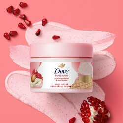 Dove body scrub
