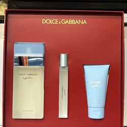 Dolce gabbana light blue edt set