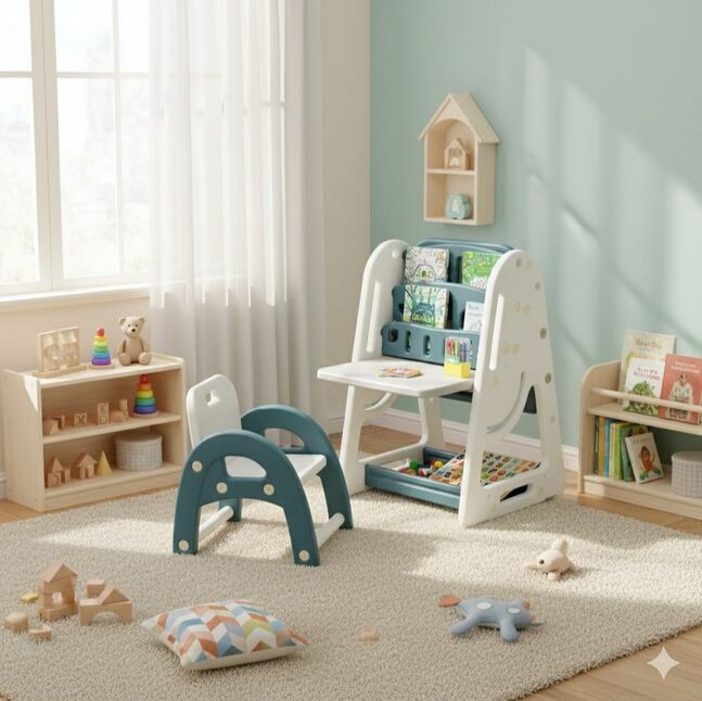 Хүүхдийн самбартай ширээ сандал 