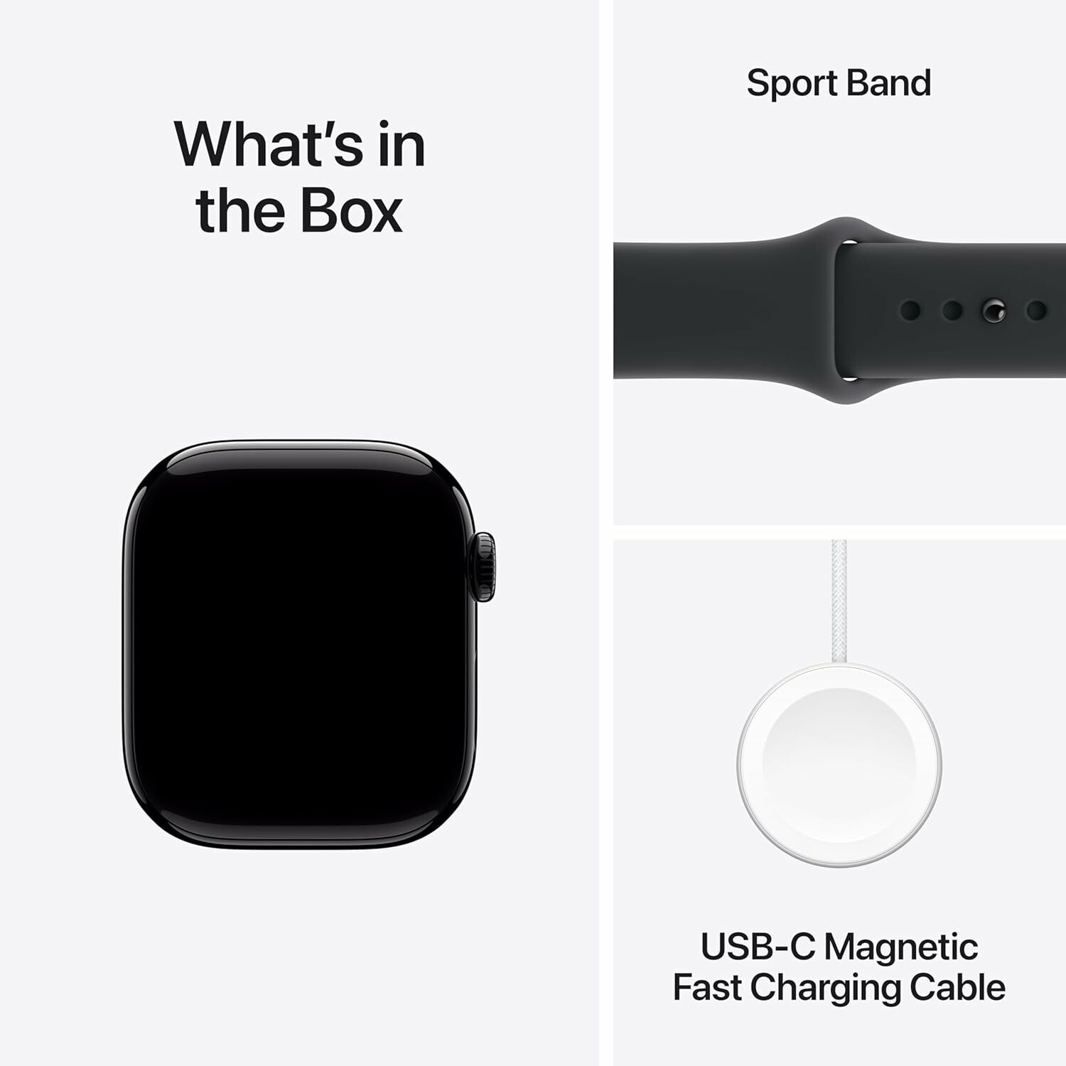 Apple Watch Series 11 42mm Jet Black AI Black SB M/L GPS
