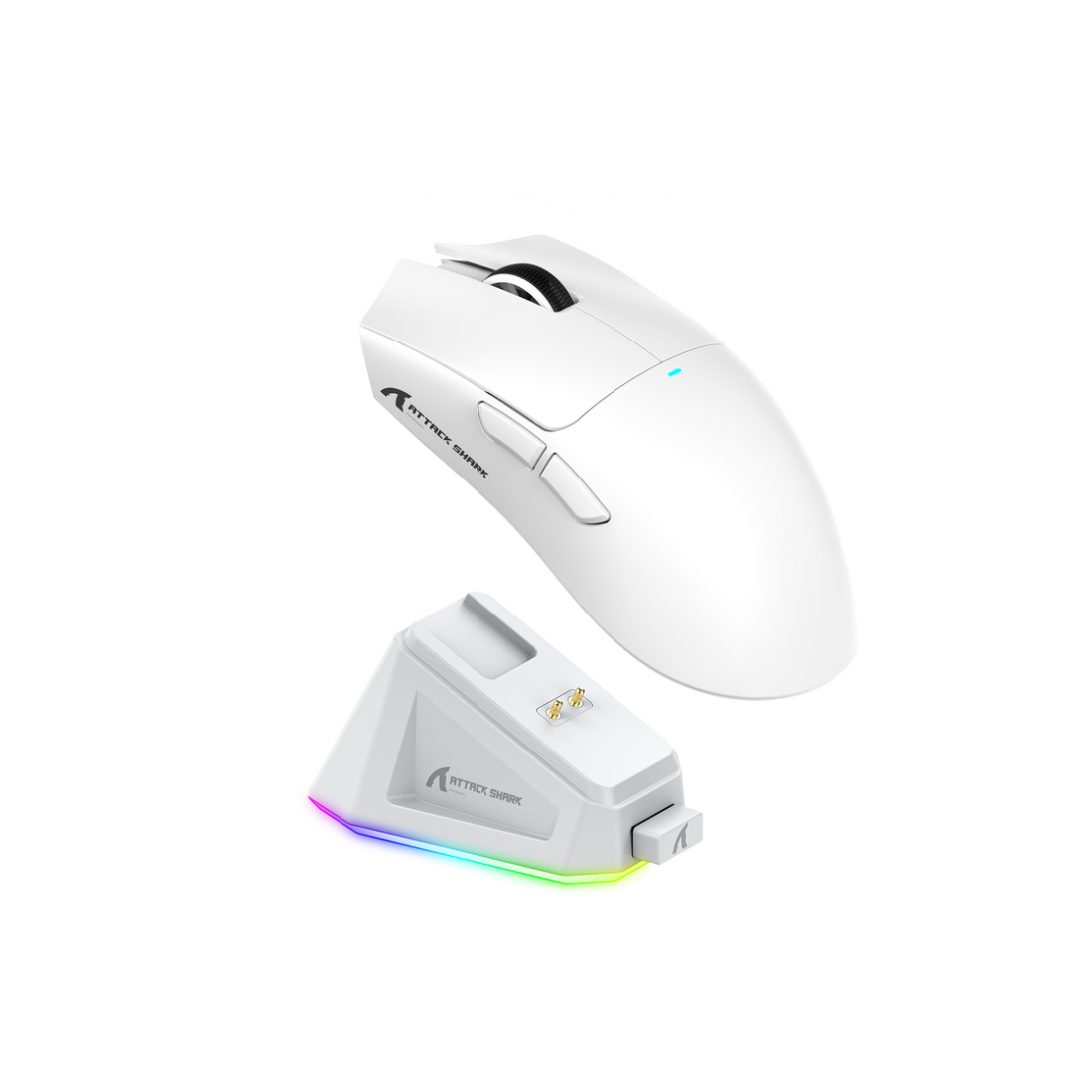 Attack Shark X11 Wired 2.4G Bluetooth Connections Mouse White
