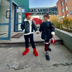 Хүү охин хос загвар