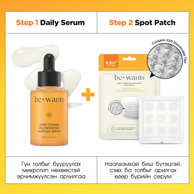 Bewants Deep Toning glutathione spot patch