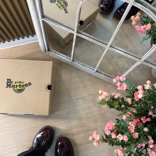 Dr martens 1460 red vegan