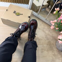 Dr martens 1460 red vegan