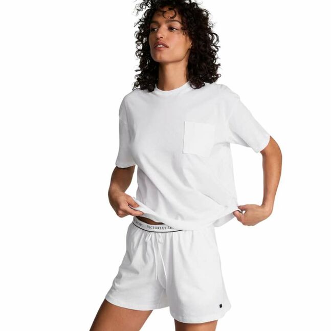 100% cotton short pajama set