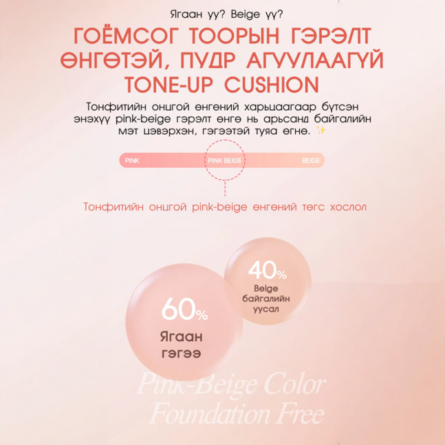 TONEfitSUN Vegan Dewy Cover Sun Cushion SPF50+ PA++++