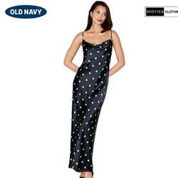 Old navy satin cowl maxi dress
