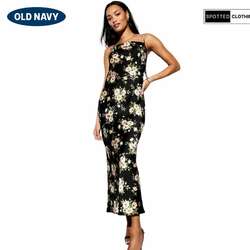 Old navy satin cowl maxi dress