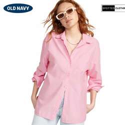 Oversized boyfriend shirt