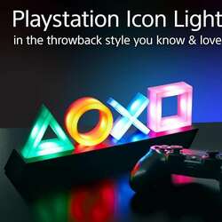Playstation icons light